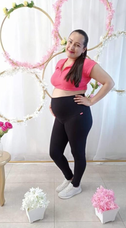 Leggins materno tiro alto